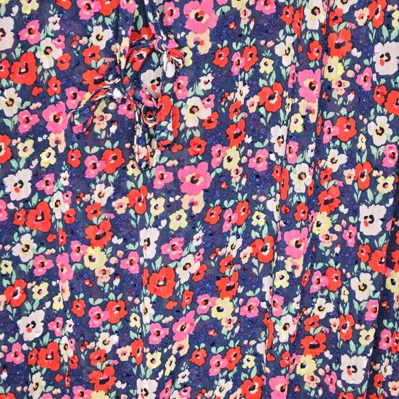 Rachel Zoe Floral Smocked Blouse. Size Large. - Picture 7 of 11
